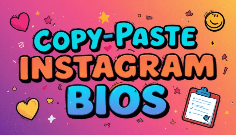 250+ Best Copy Paste Bio for Instagram | Stylish & Aesthetic Ideas