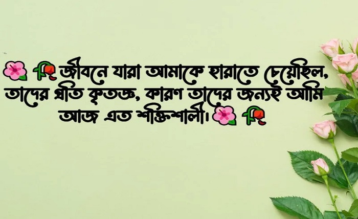 attitude caption bangla