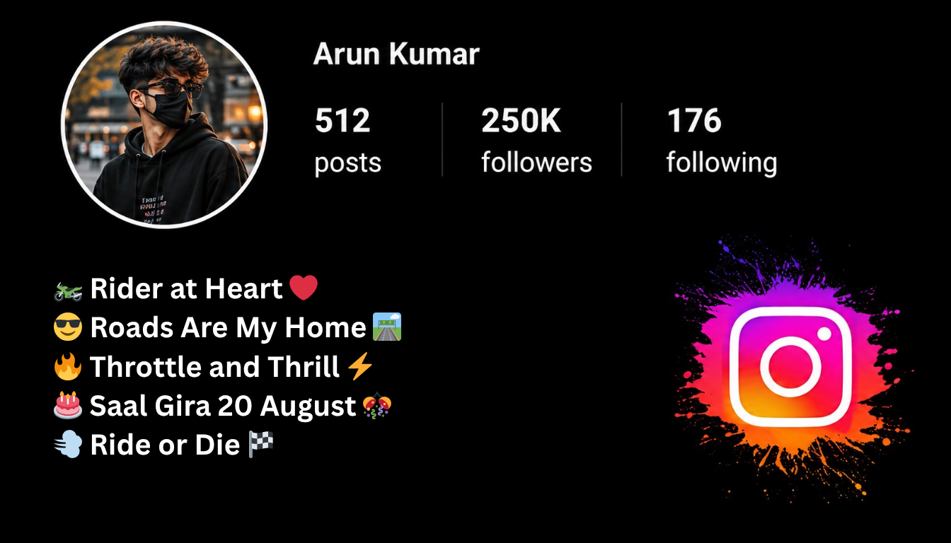 150+ Stylish Instagram Bio for Boys with Attitude
