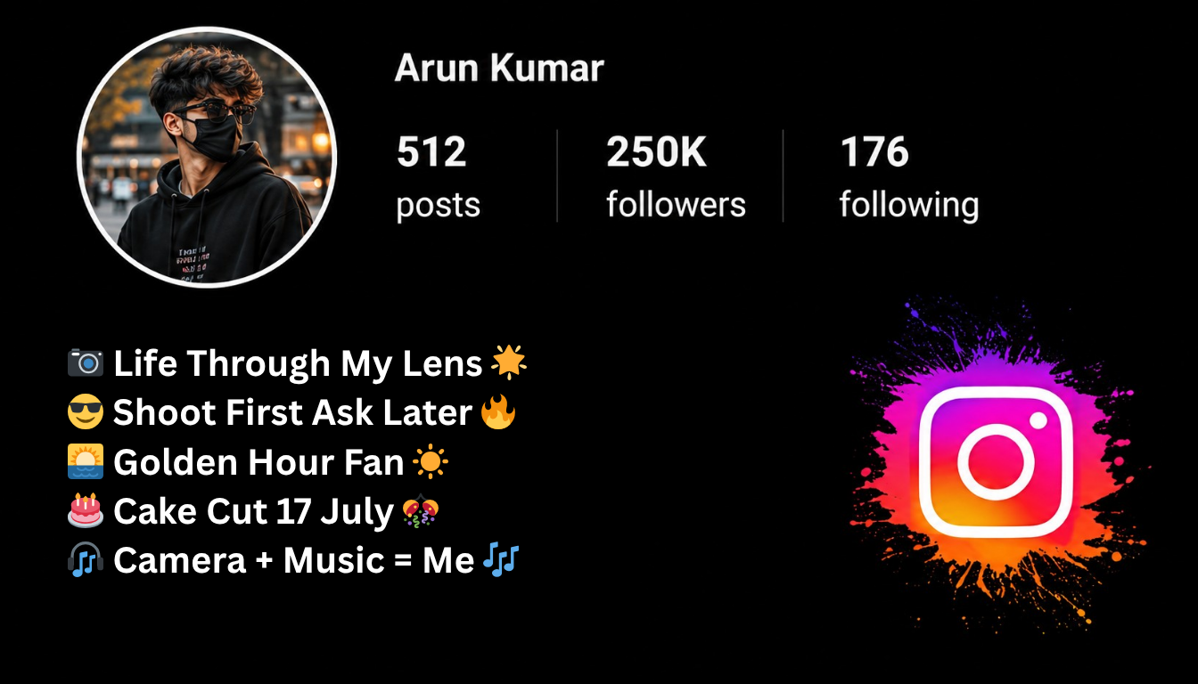 150+ Stylish Instagram Bio for Boys with Attitude