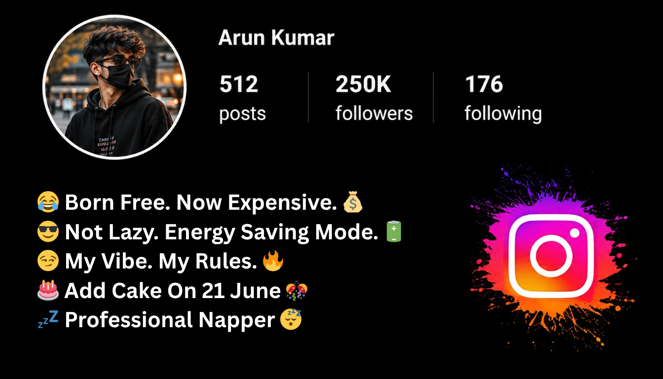 150+ Stylish Instagram Bio for Boys with Attitude