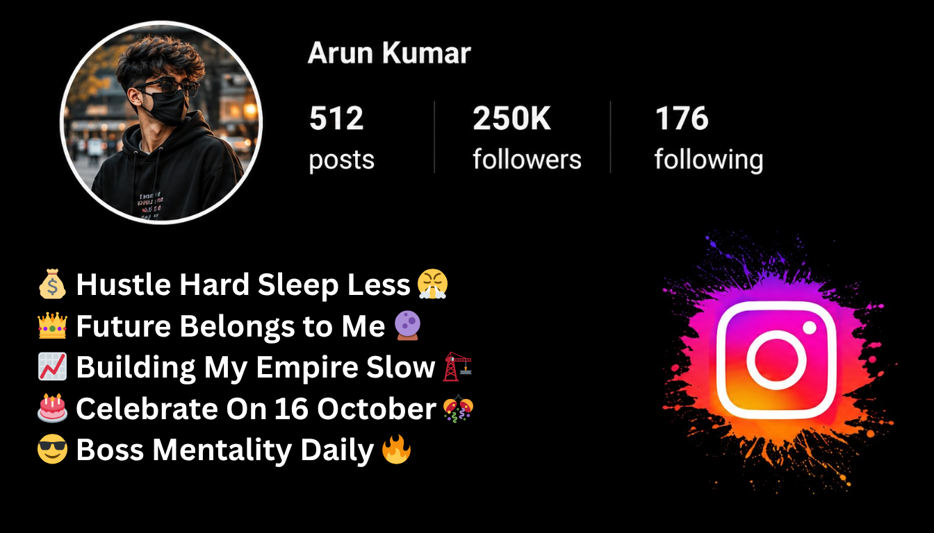 150+ Stylish Instagram Bio for Boys with Attitude