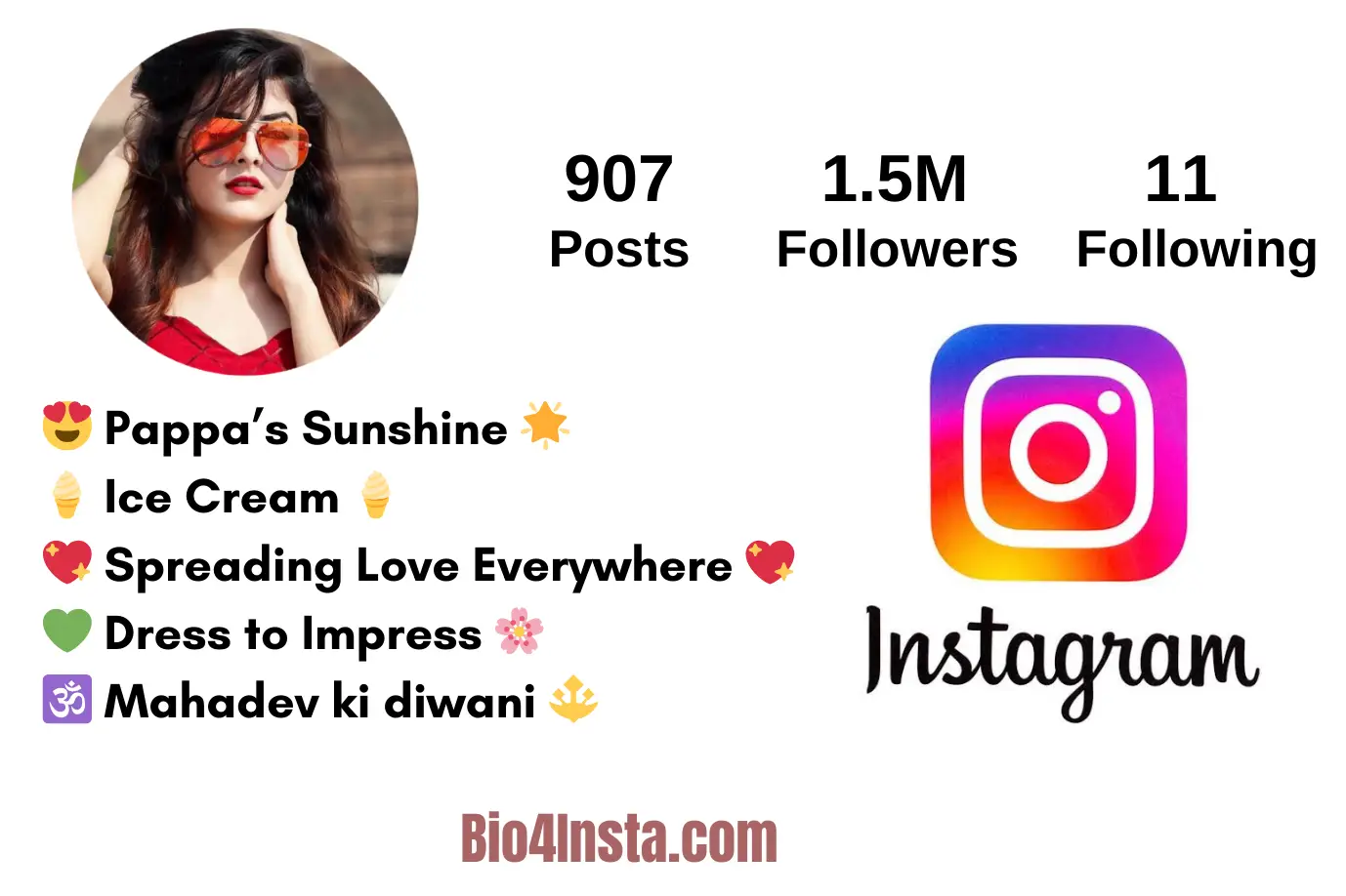 Instagram bio for girls