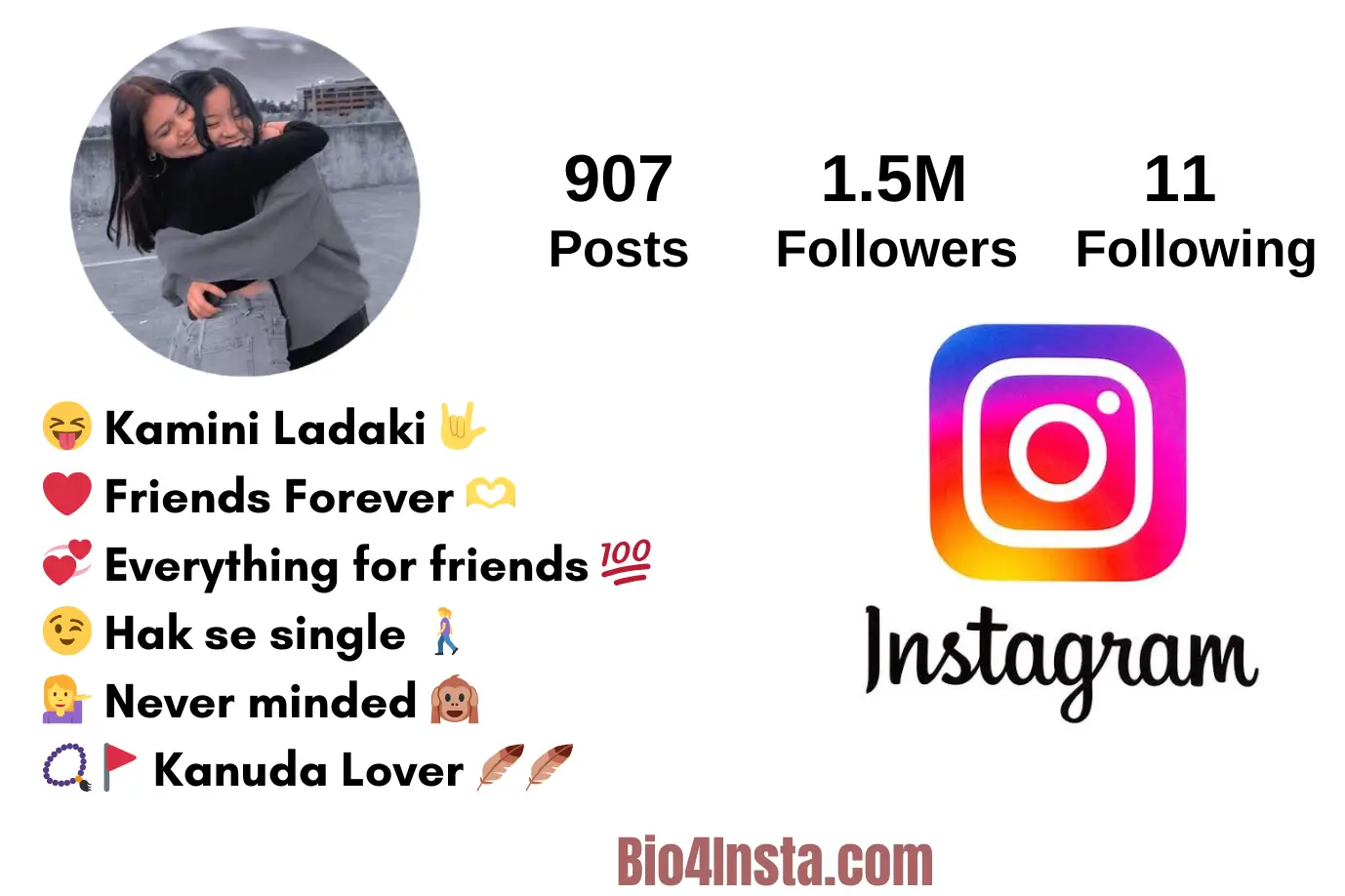 Instagram bio for girls