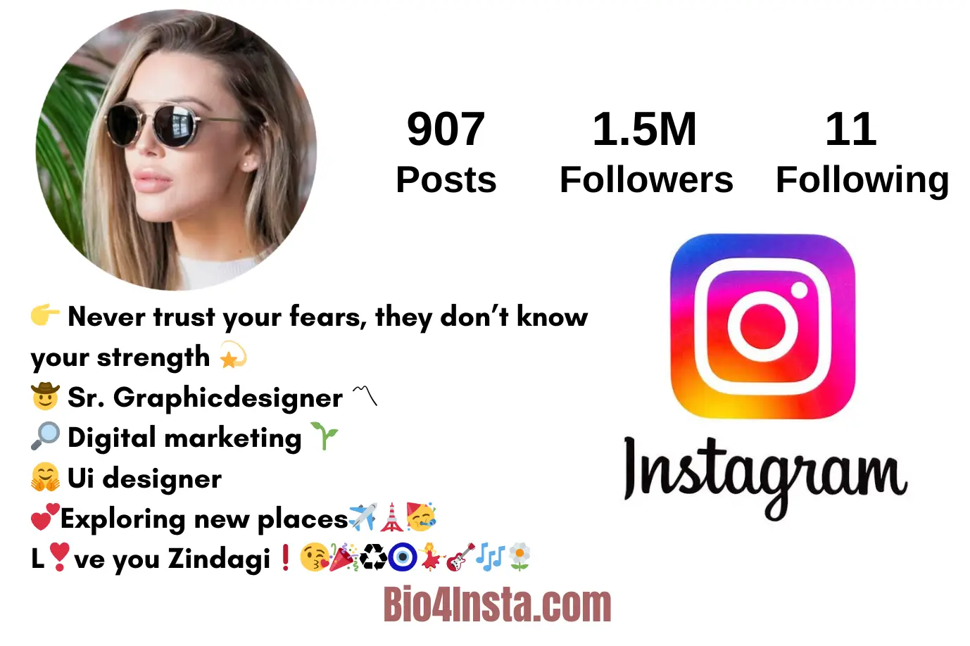 Instagram bio for girls
