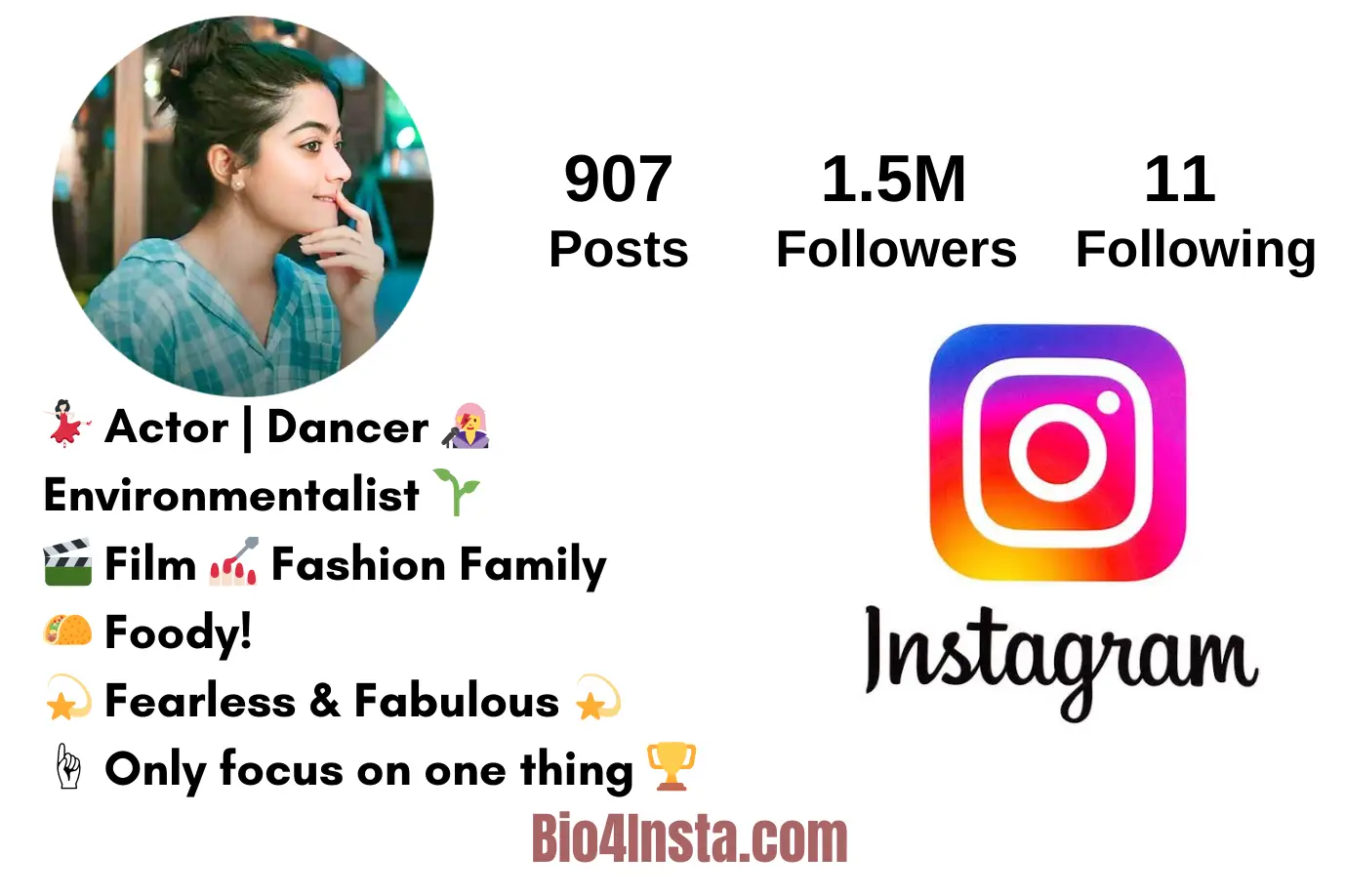 Instagram bio for girls