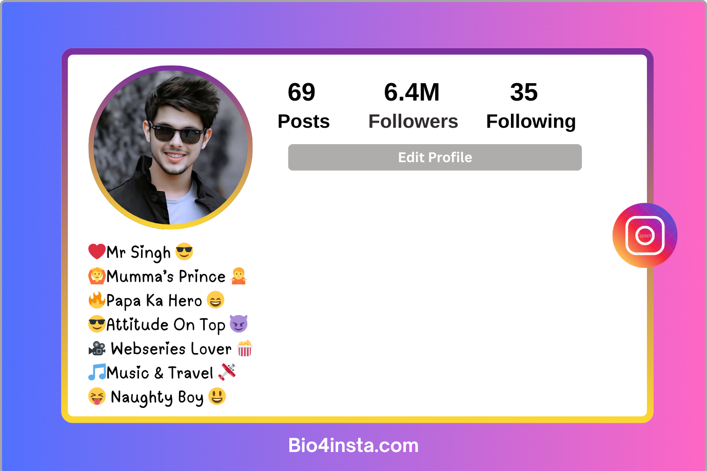 1099+ Best Instagram Bio Style Boys & Girls in 2026 – Attitude, Stylish & Cool Bios