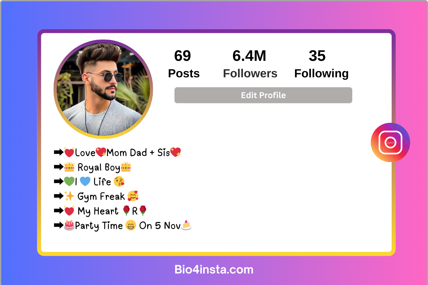 Bio for Instagram for Boys