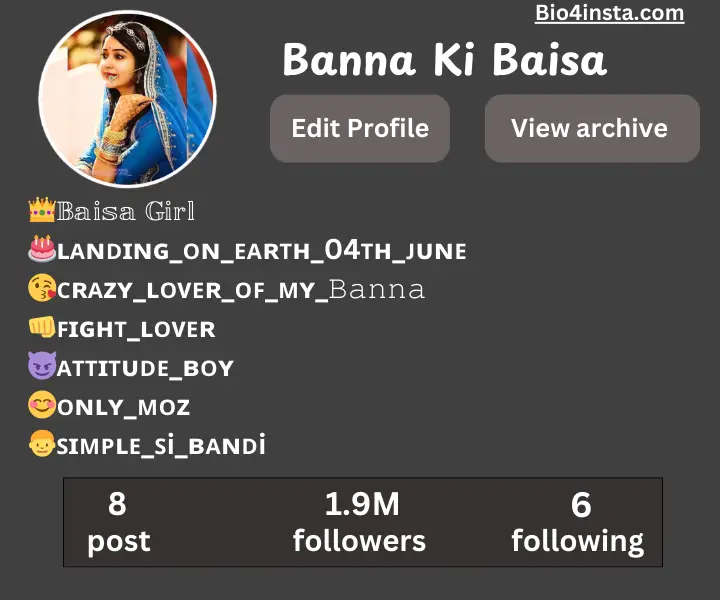 baisa bio for instagram in hindi