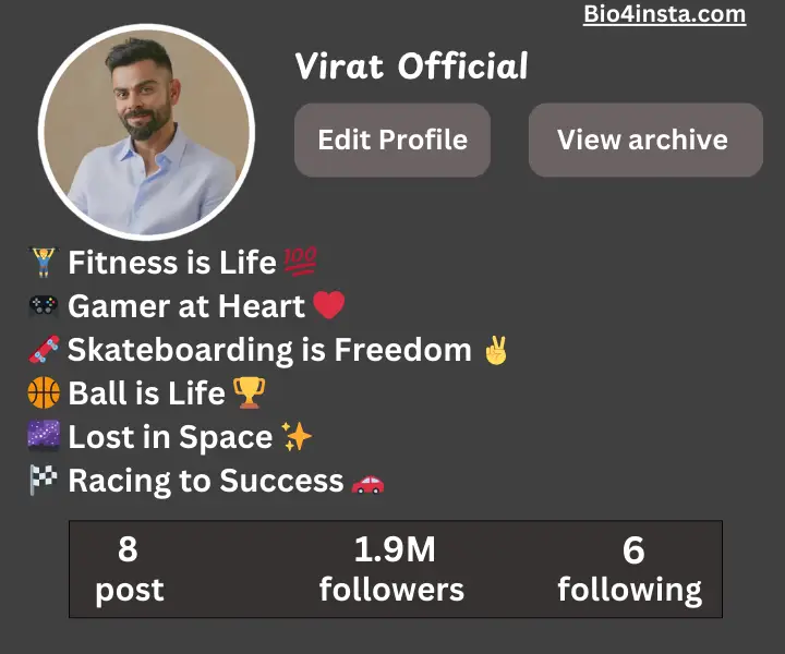 Best Insta BIo For Boy