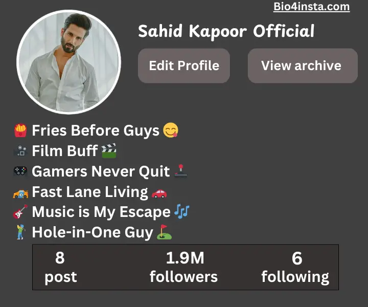 Best Insta BIo For Boy