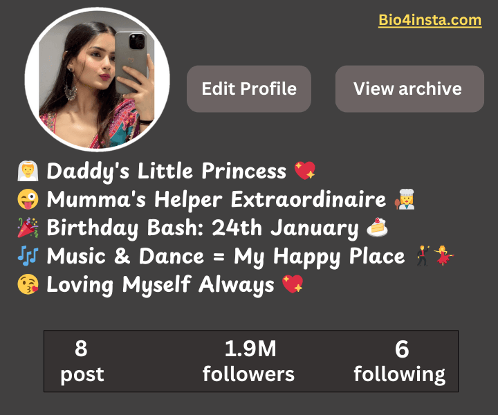 Classy Bio For Instagram For Girl