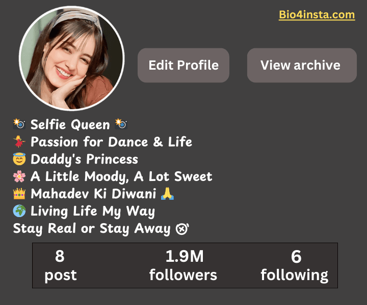 Classy Bio For Instagram For Girl