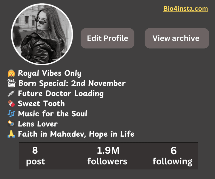 Classy Bio For Instagram For Girl