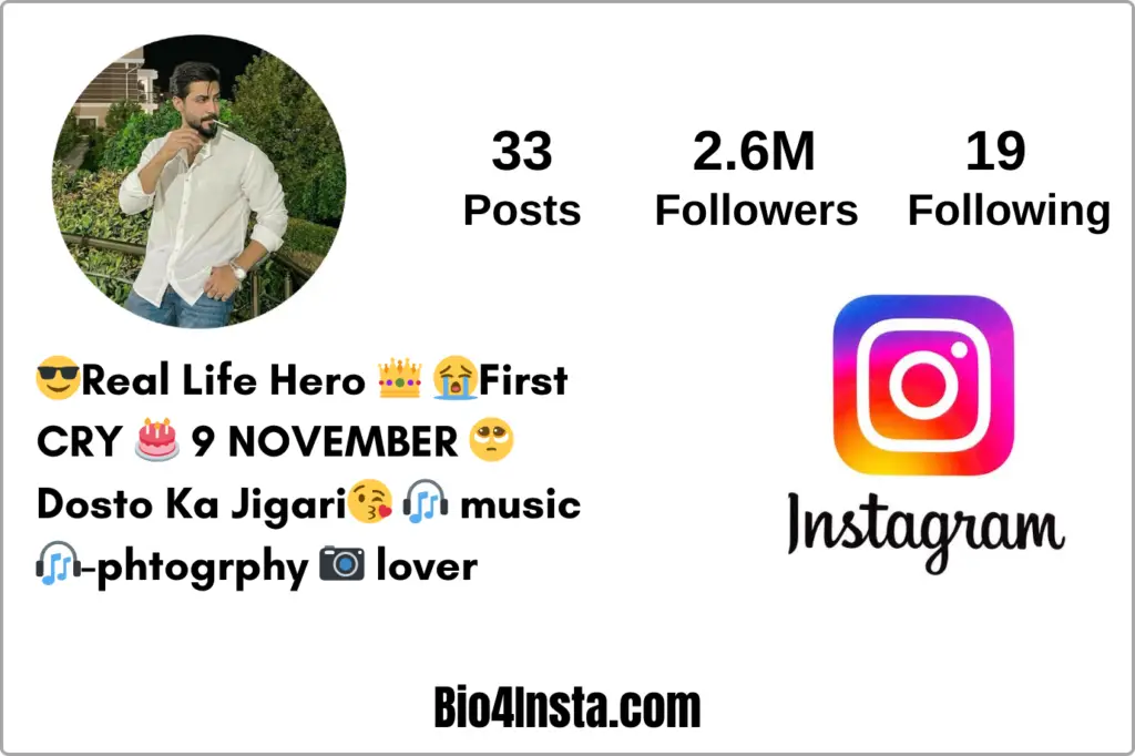 Stylish Instagram Bio for Boys