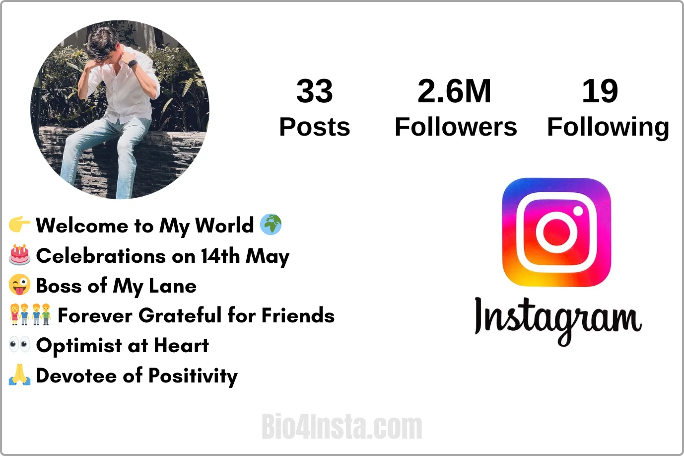 bio for instagram
