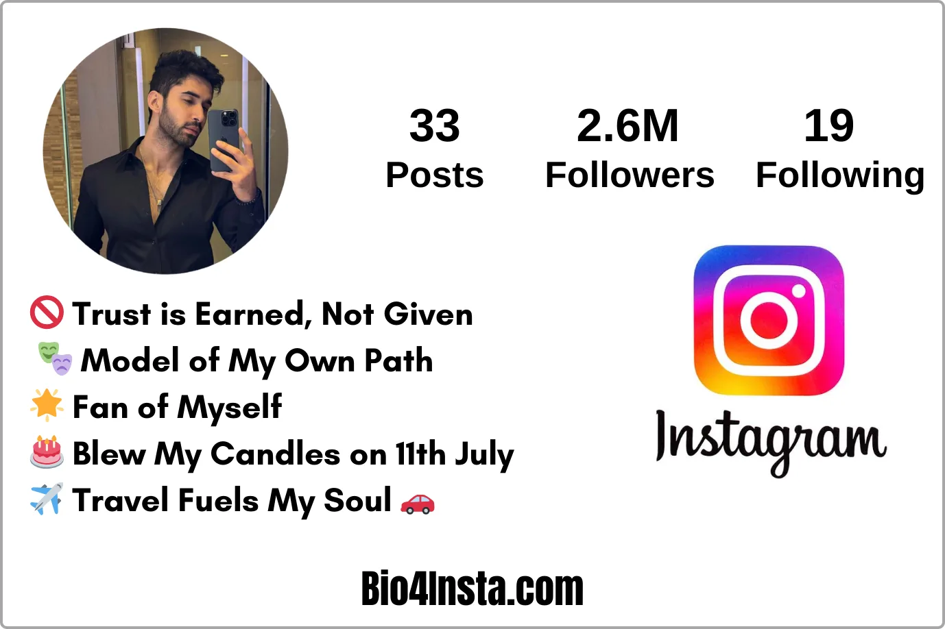 bio for instagram