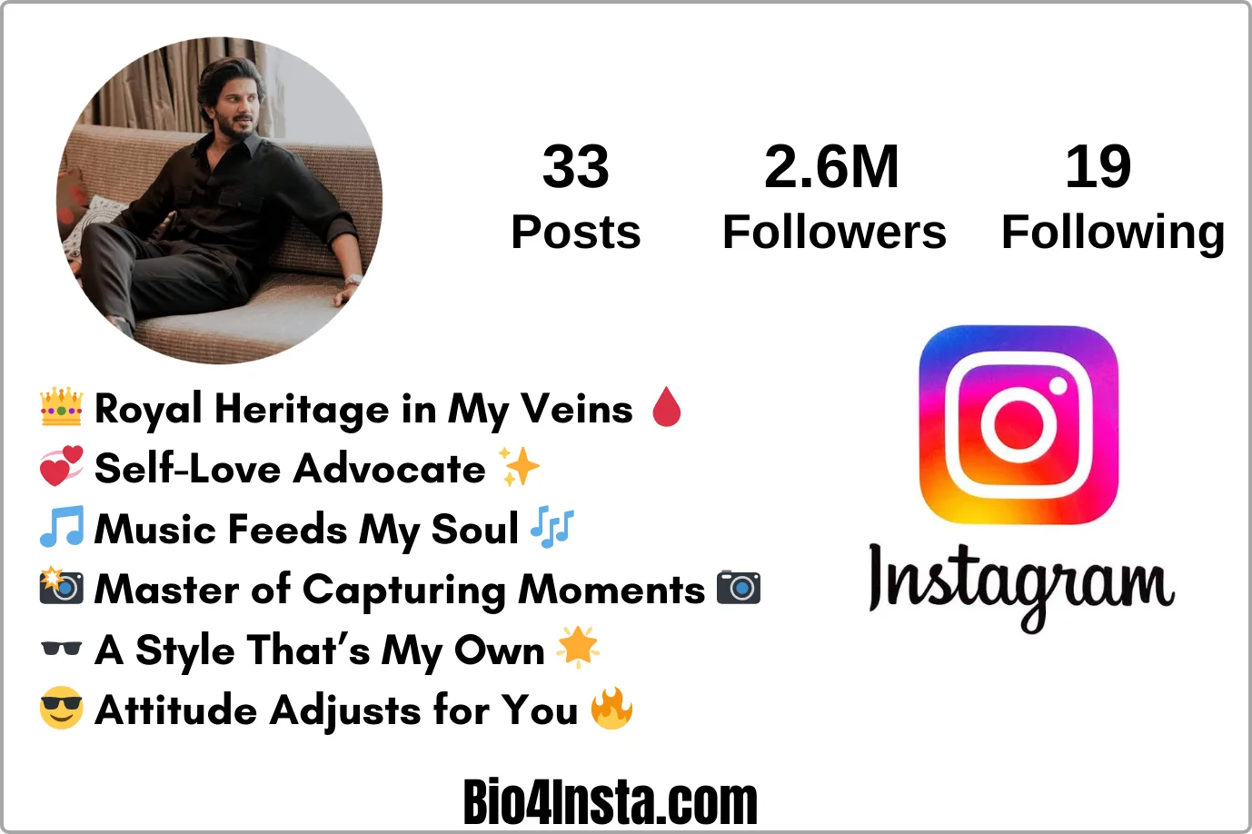 bio for instagram