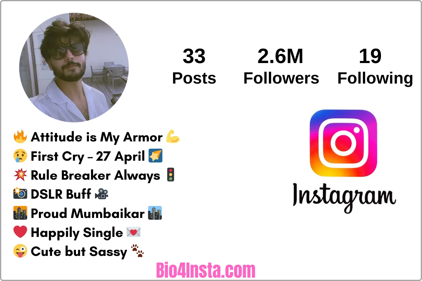 bio for instagram