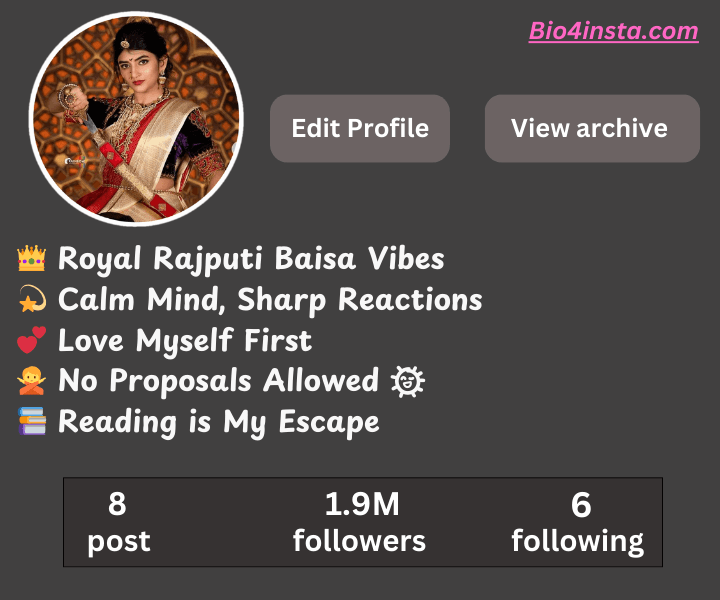 Baisa bio for Instagram in Hindi