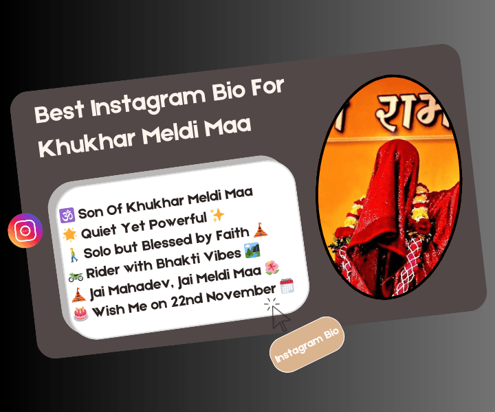 instagram bio raja meldi