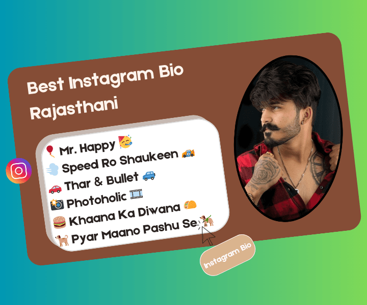 instagram bio rajasthani