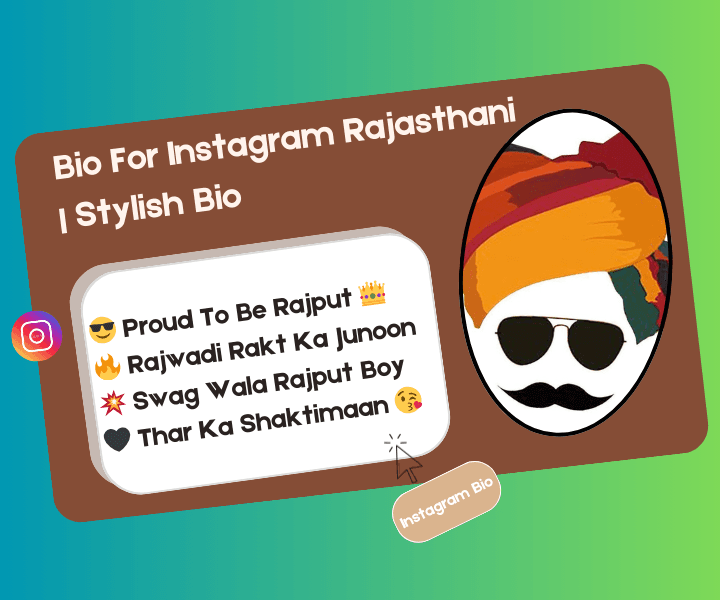 Instagram bio rajasthani