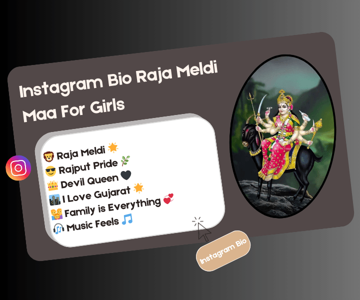 instagram bio raja meldi