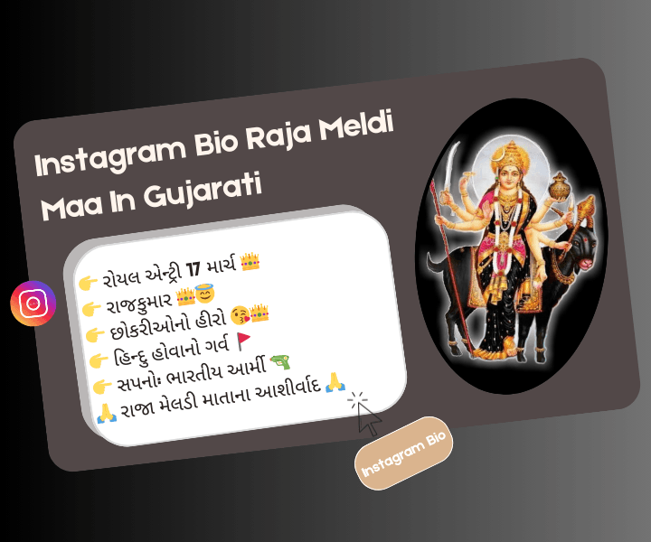 instagram bio raja meldi