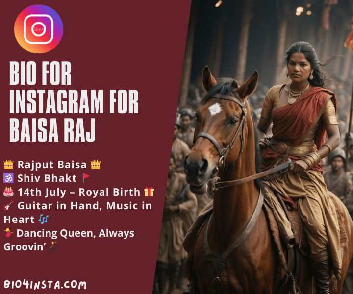 New Bio for Instagram for Rajput