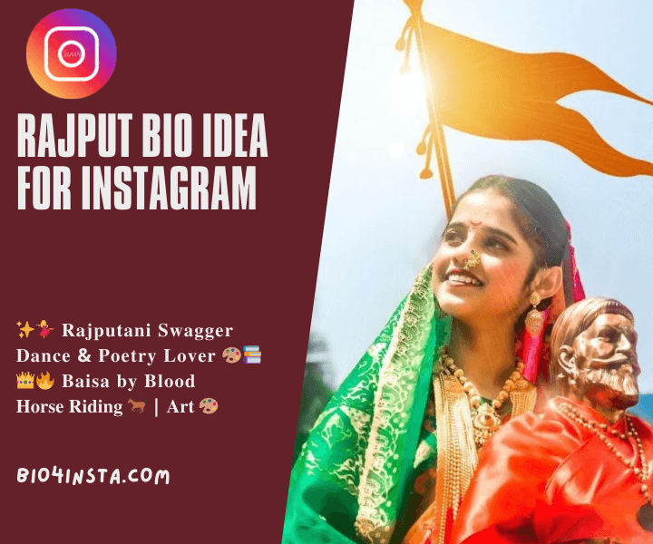 Rajput Bio Idea for Instagram in 2025